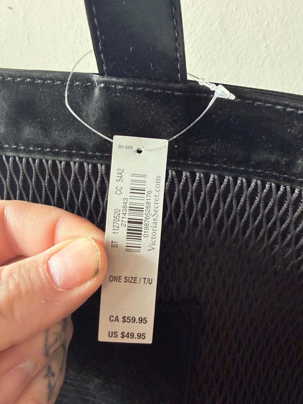 NWT VSX Victorias Mesh Secret Tote Bag - Picture 3 of 4